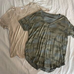 American Eagle & Double Zero V-neck Shirts